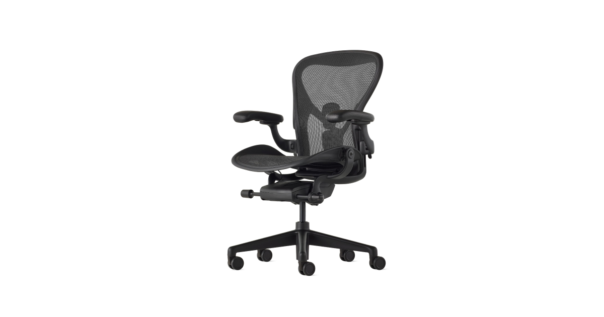 Photo officielle Herman Miller du Herman Miller Aeron.